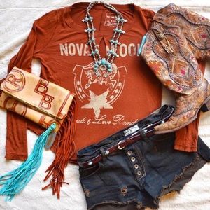 Free People Nova Saloon long sleeve top